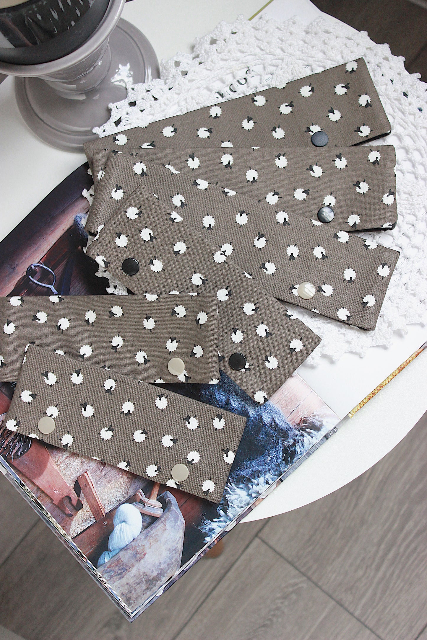 Sheep Allover Knitting Needle Holder 15cm 6”