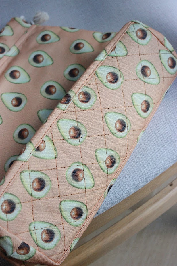 Avocado Canvas Project Bag & DPN Holder