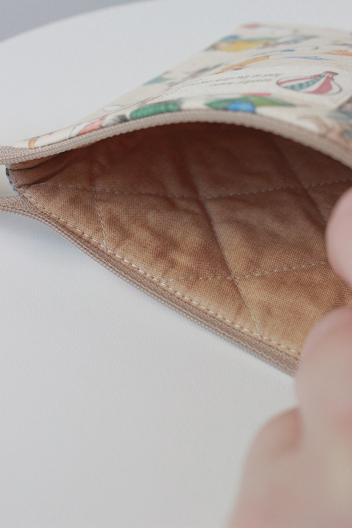 Reading Hour Quilted Kindle Zipper Sleeve