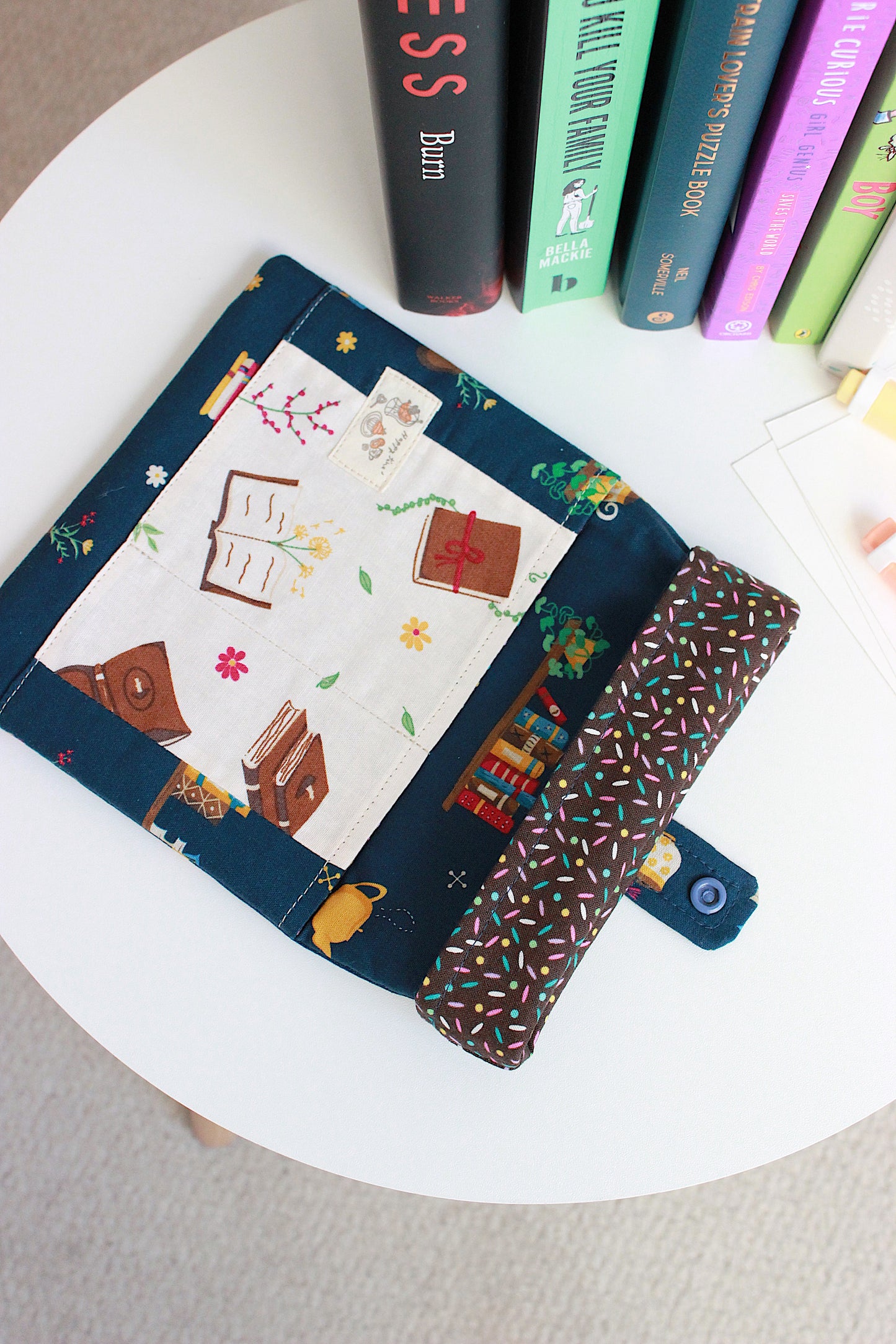 Cosy Library Book Sleeve