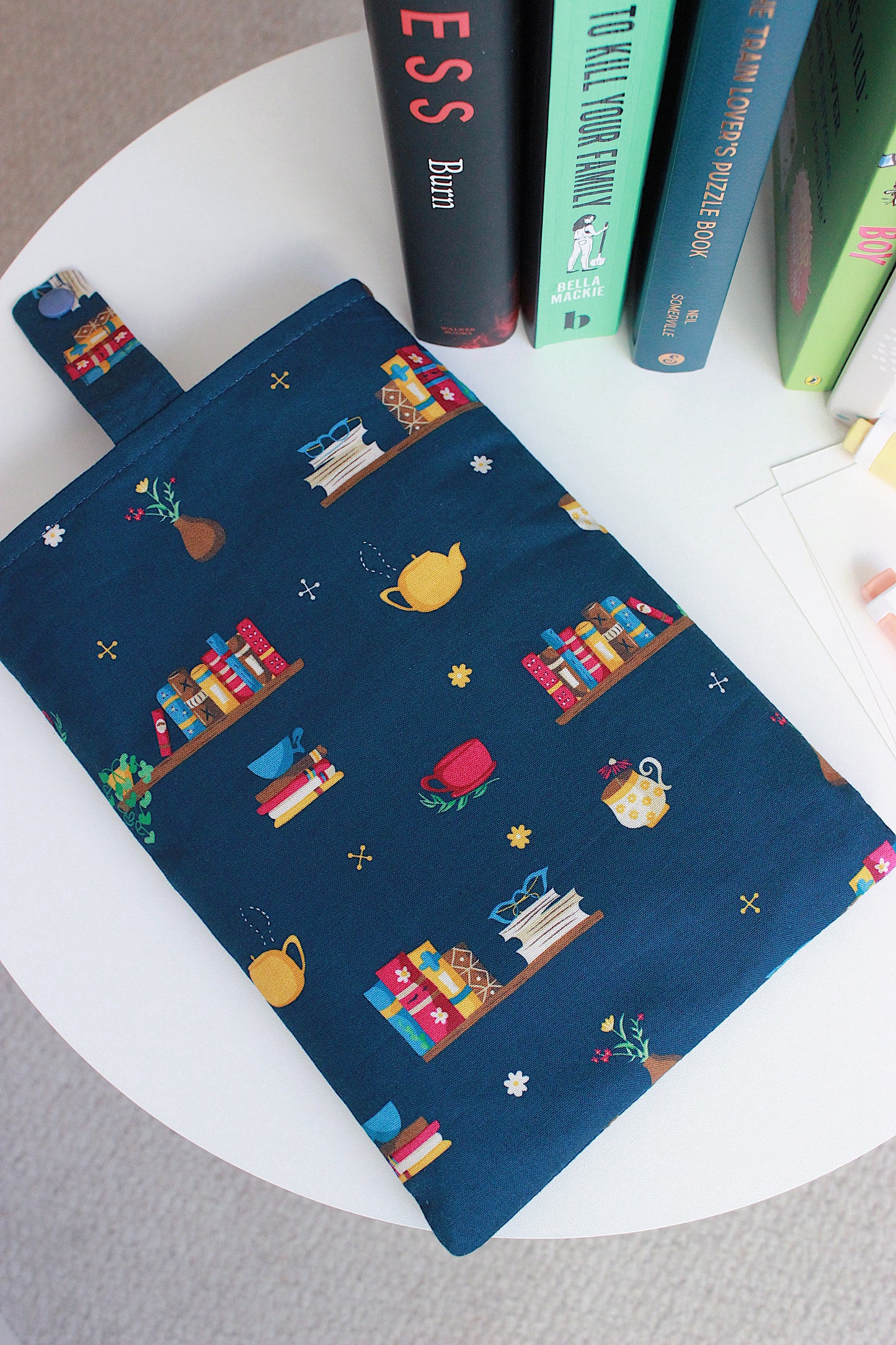 Cosy Library Book Sleeve