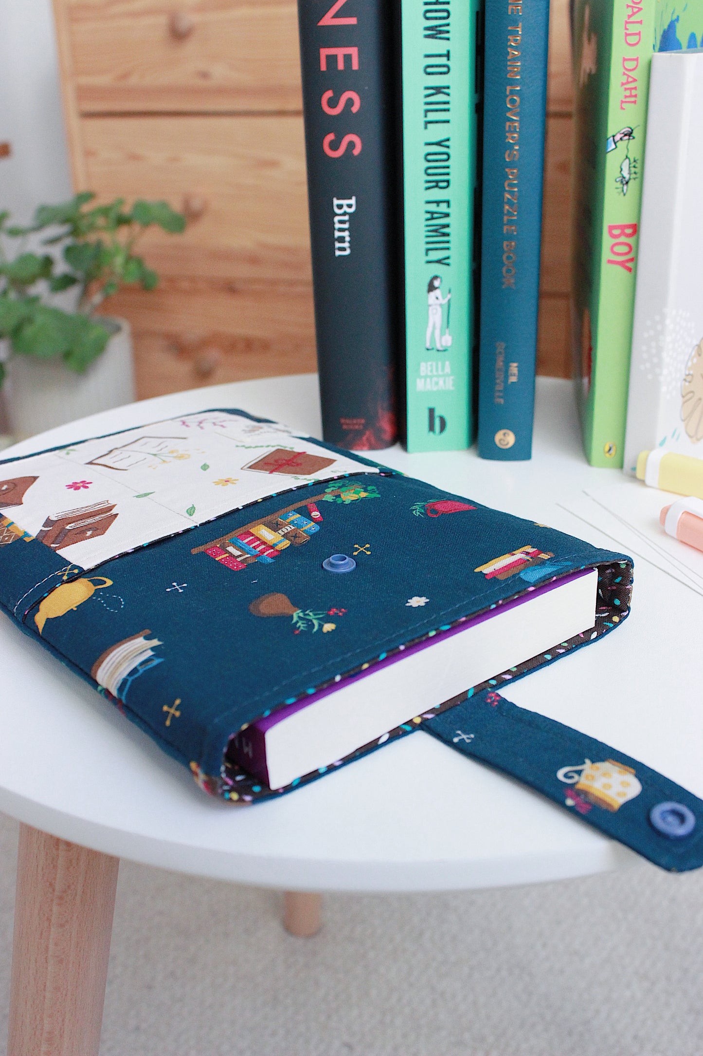 Cosy Library Book Sleeve