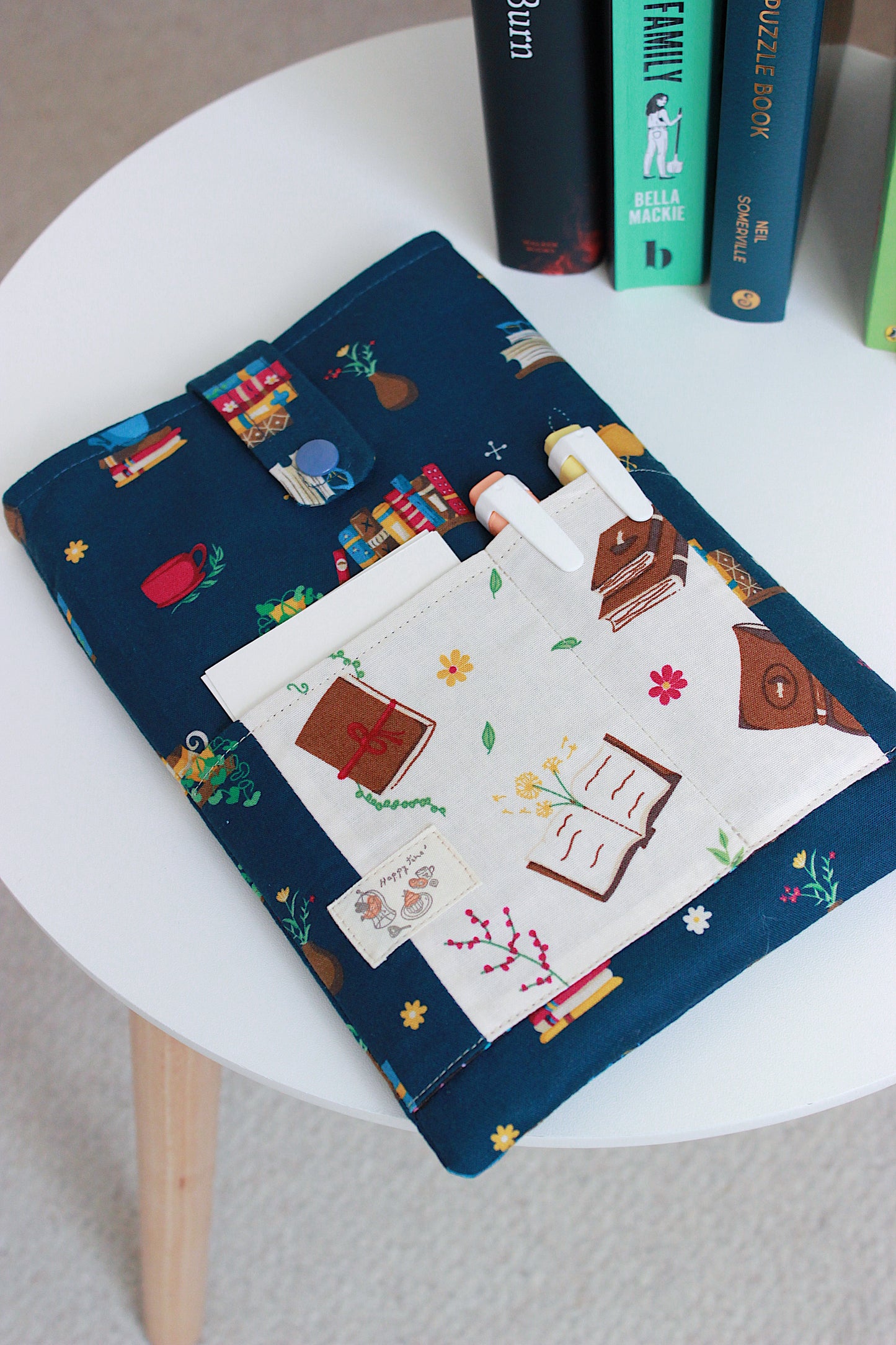 Cosy Library Book Sleeve