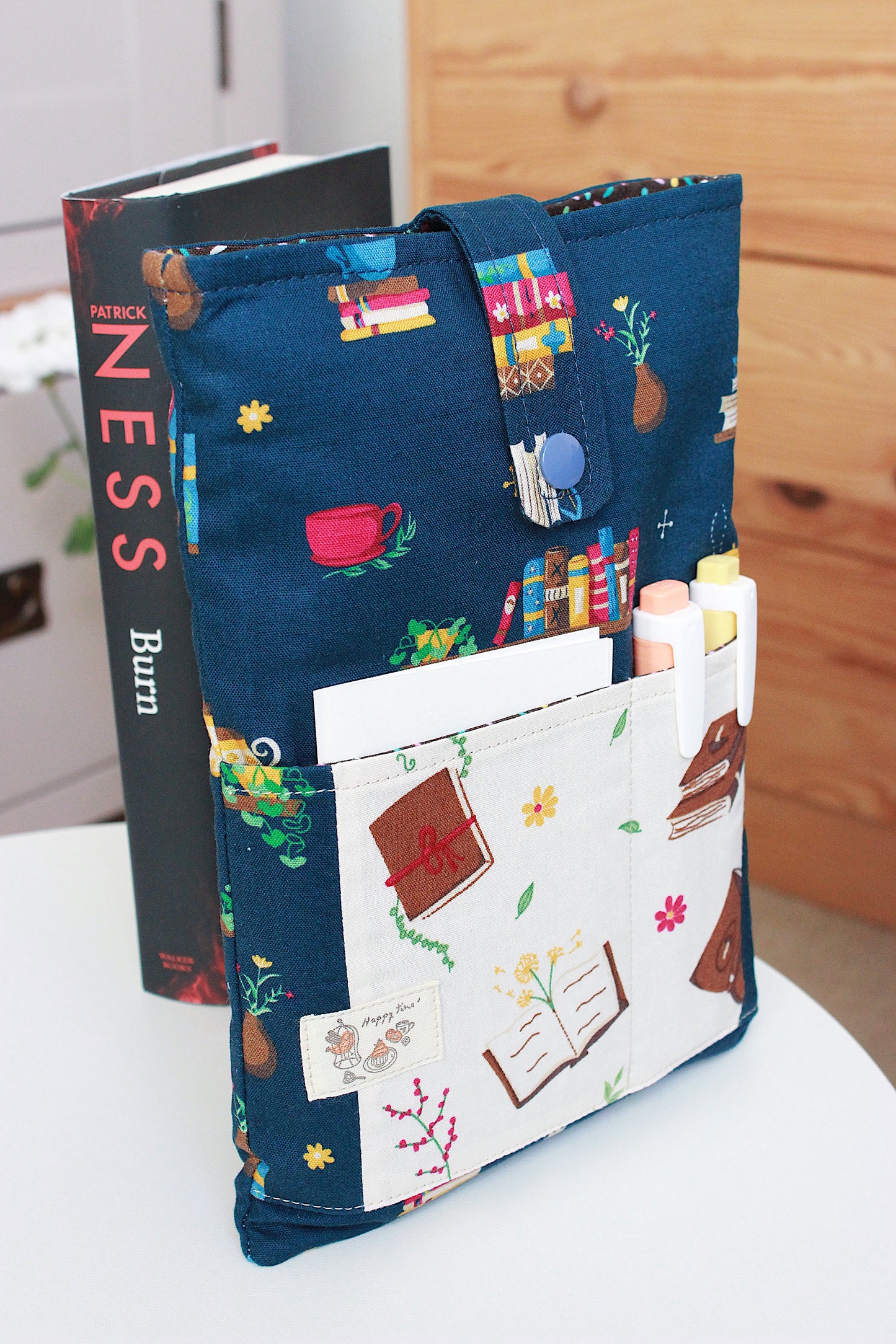 Cosy Library Book Sleeve