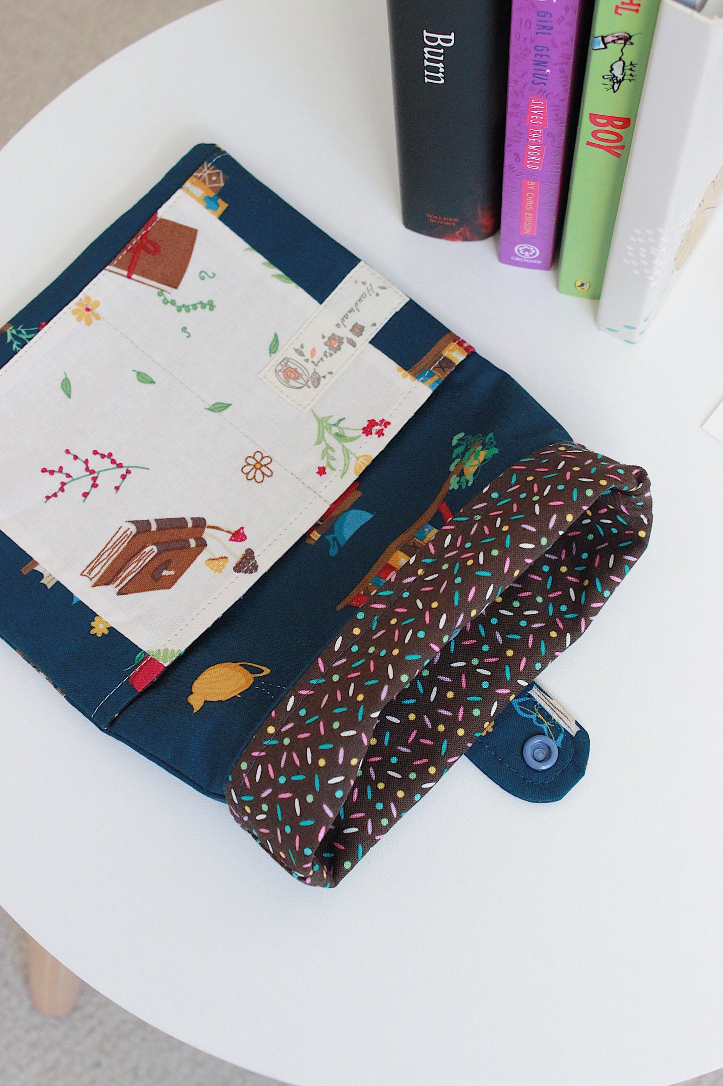 Cosy Library Book Sleeve