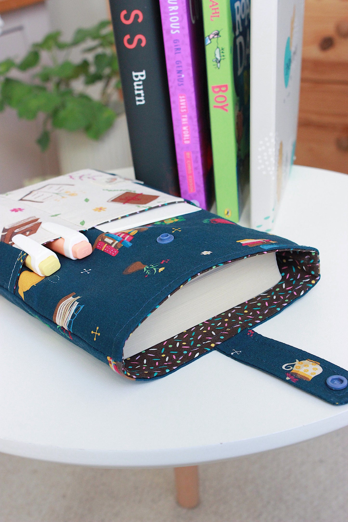 Cosy Library Book Sleeve