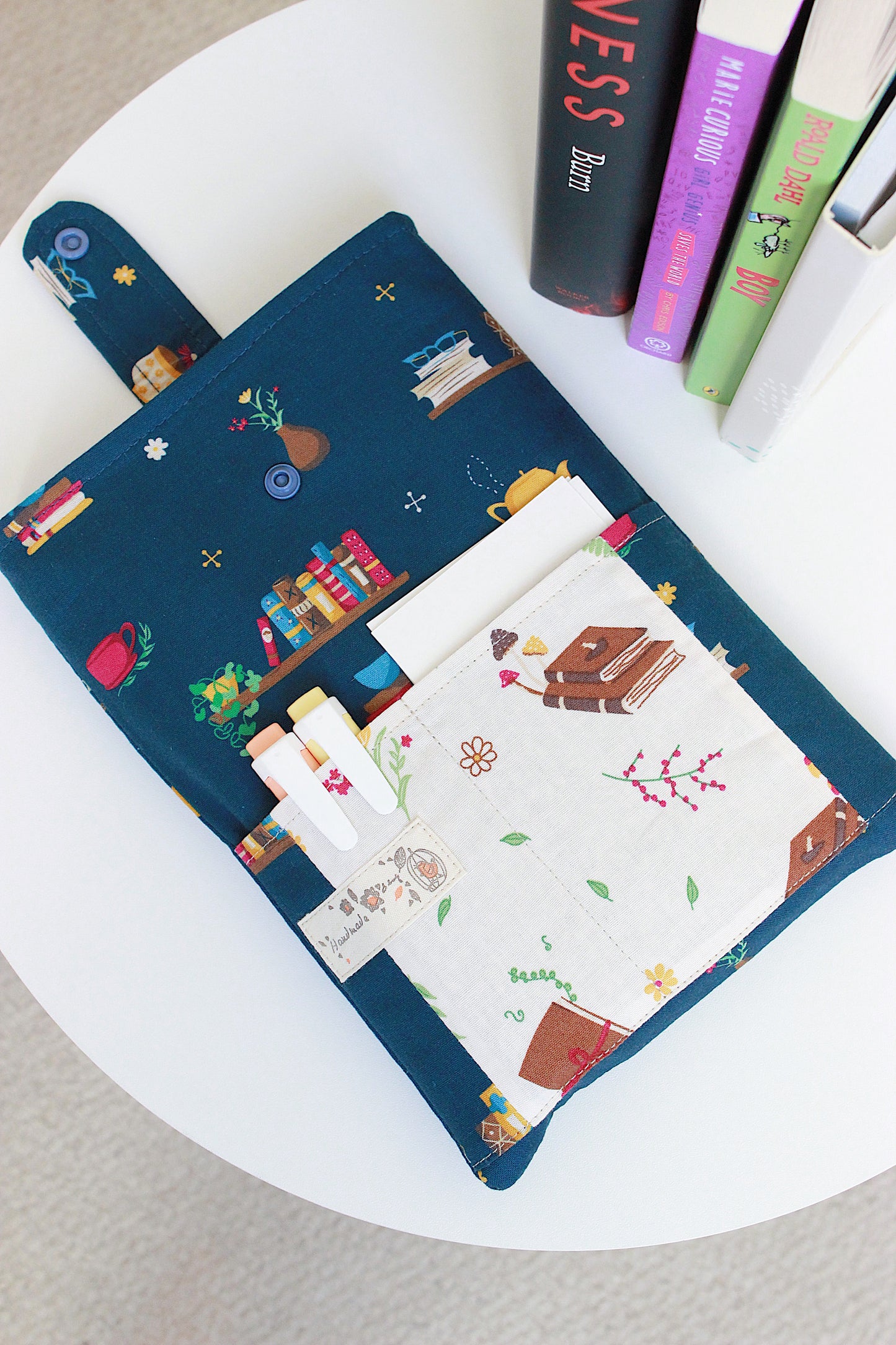 Cosy Library Book Sleeve