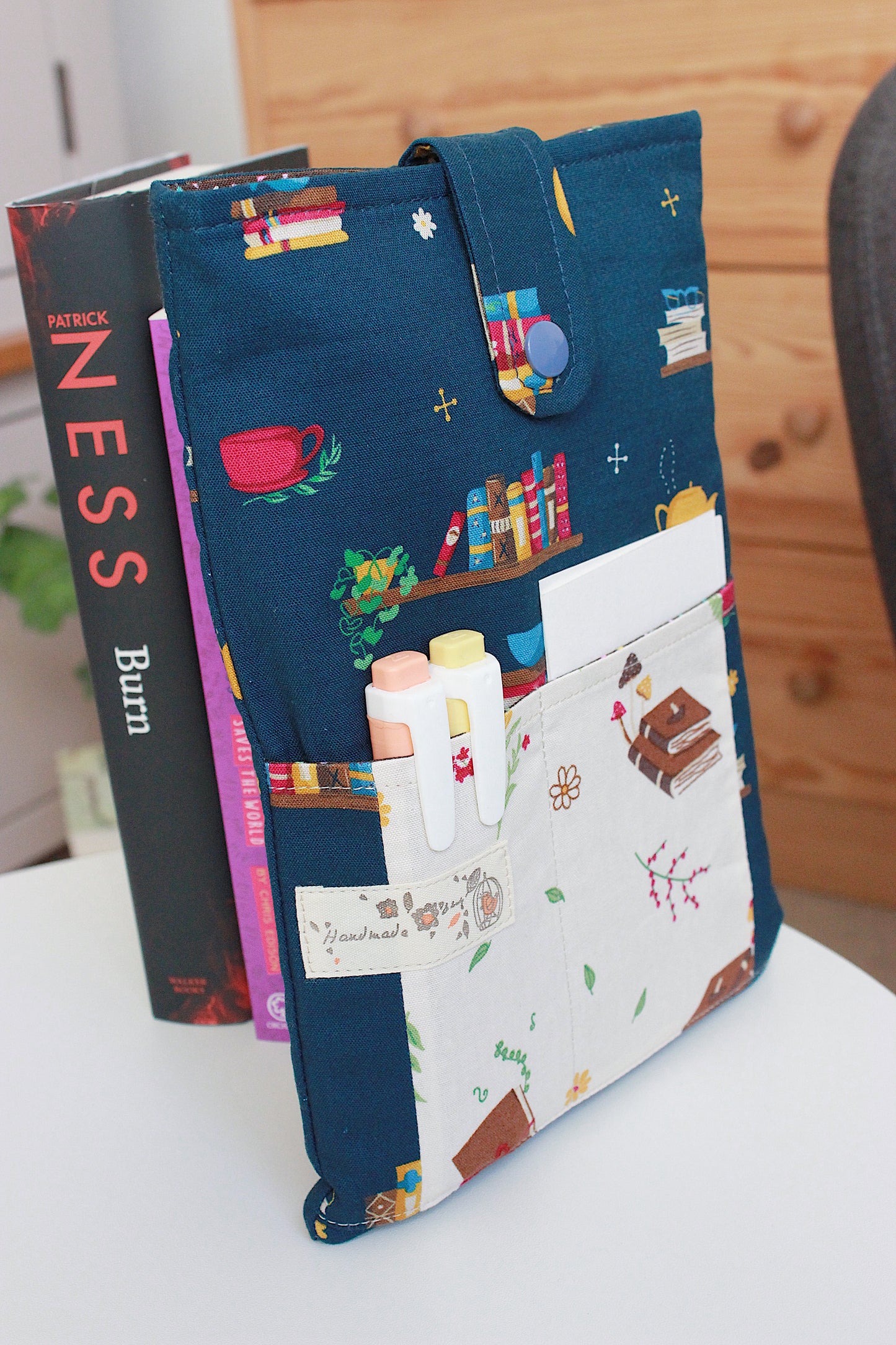 Cosy Library Book Sleeve