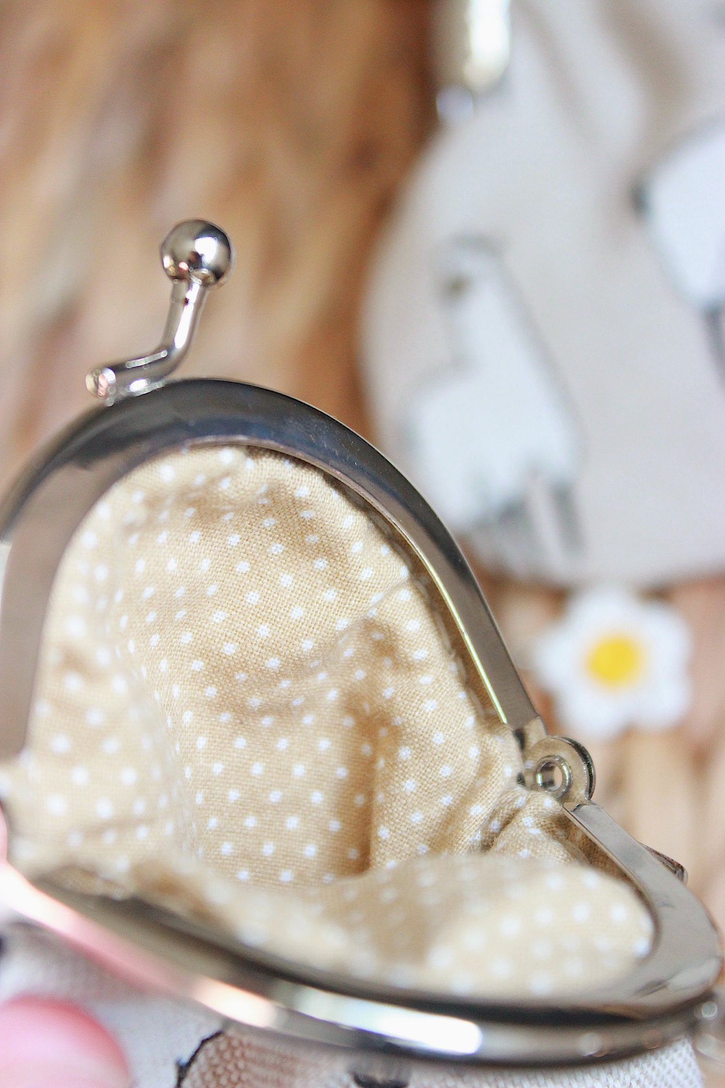 Alpacas Canvas Metal Frame Coin Purse
