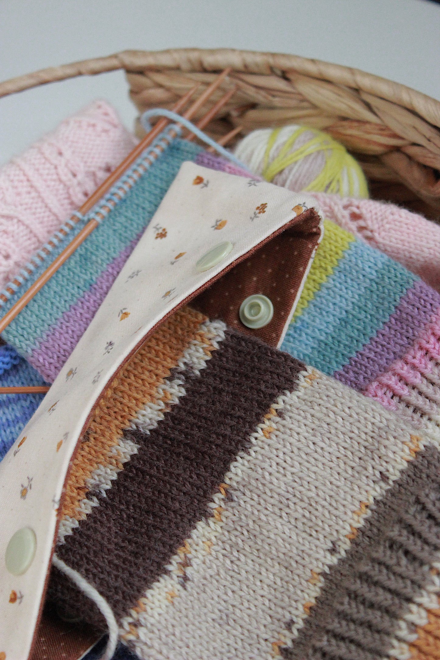 Beige & Brown Floral DPN Holders