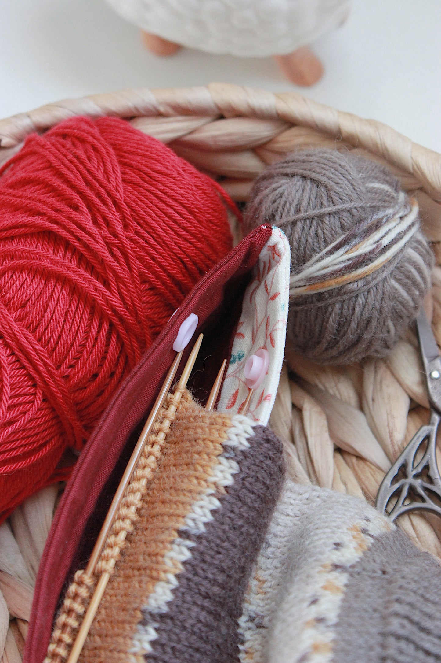 Burgundy Soft Floral Branch DPN Holder