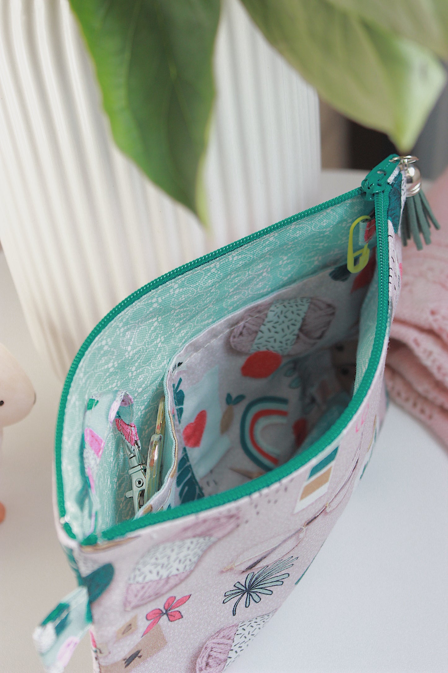 "Love DIY" Zipper Notions Pouch