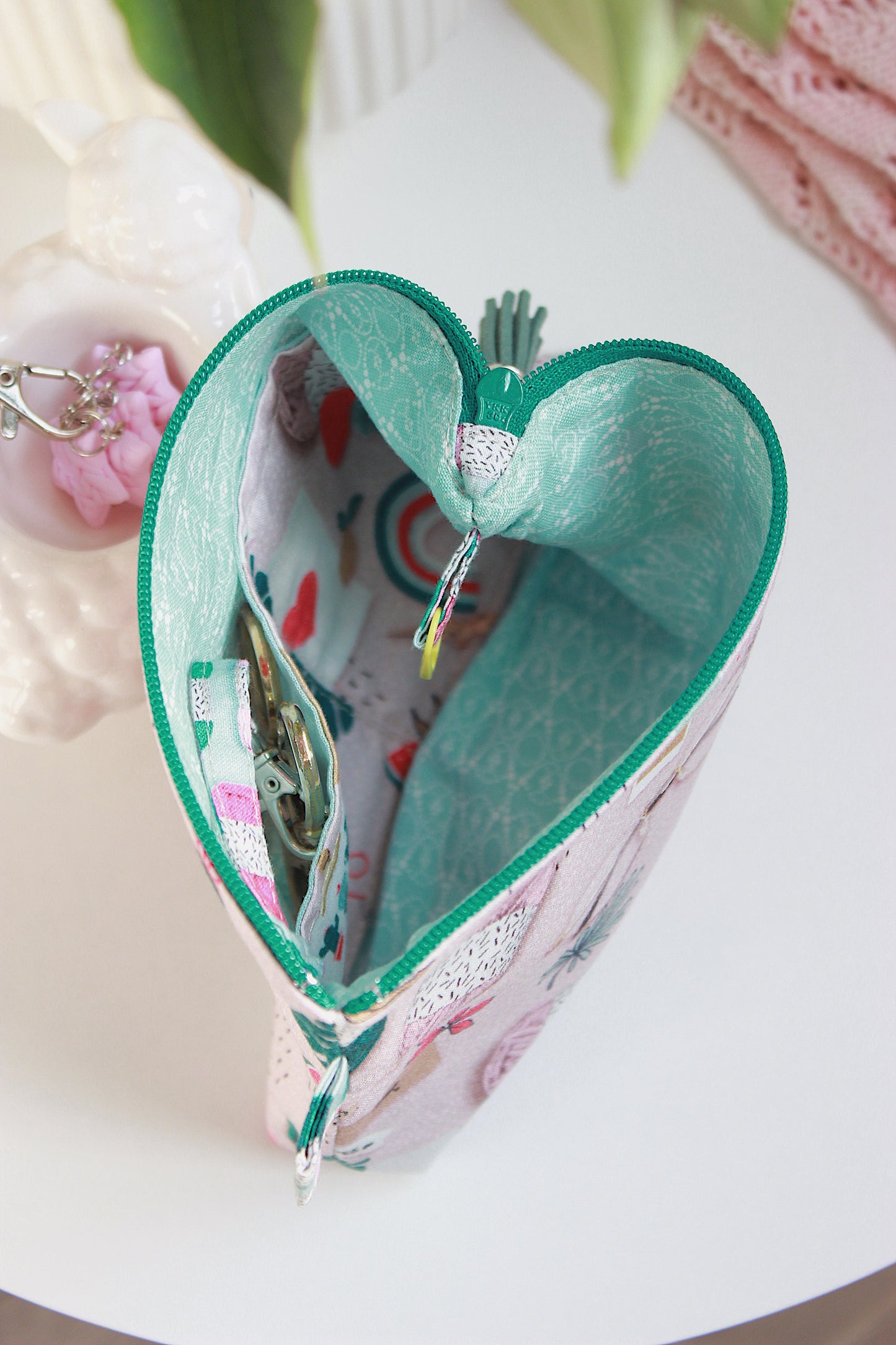 "Love DIY" Zipper Notions Pouch