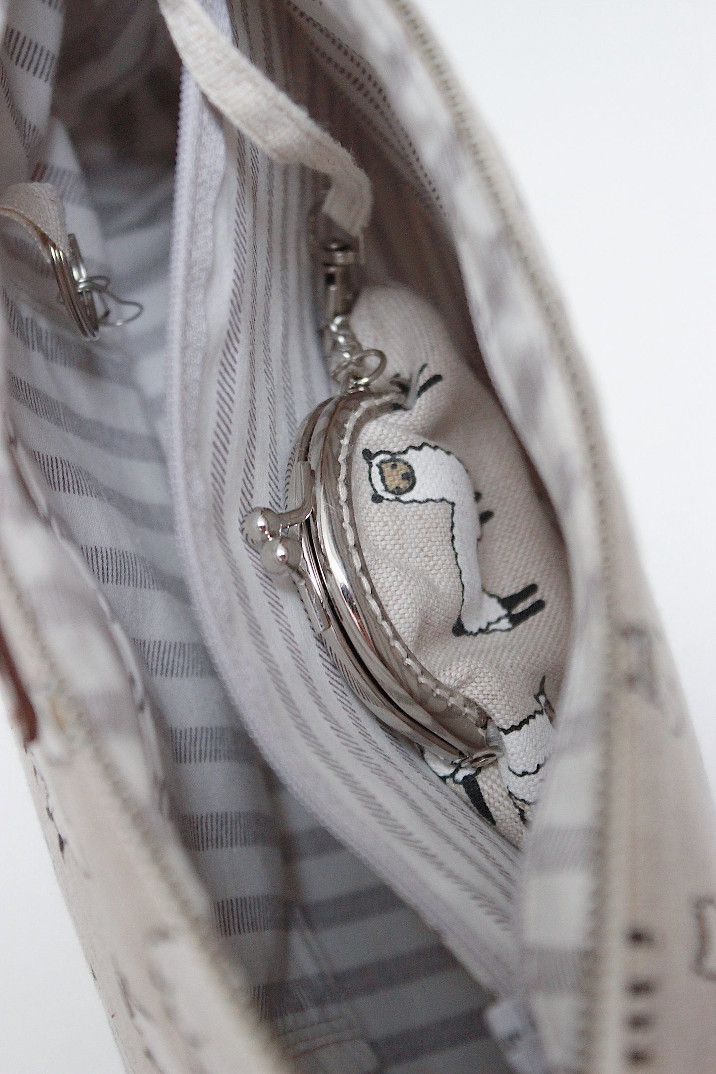 👜Alpaca Canvas Basket, Zipper Project Bag, Circular Knitting Needle Case, Crochet Case & Metal Frame Purse