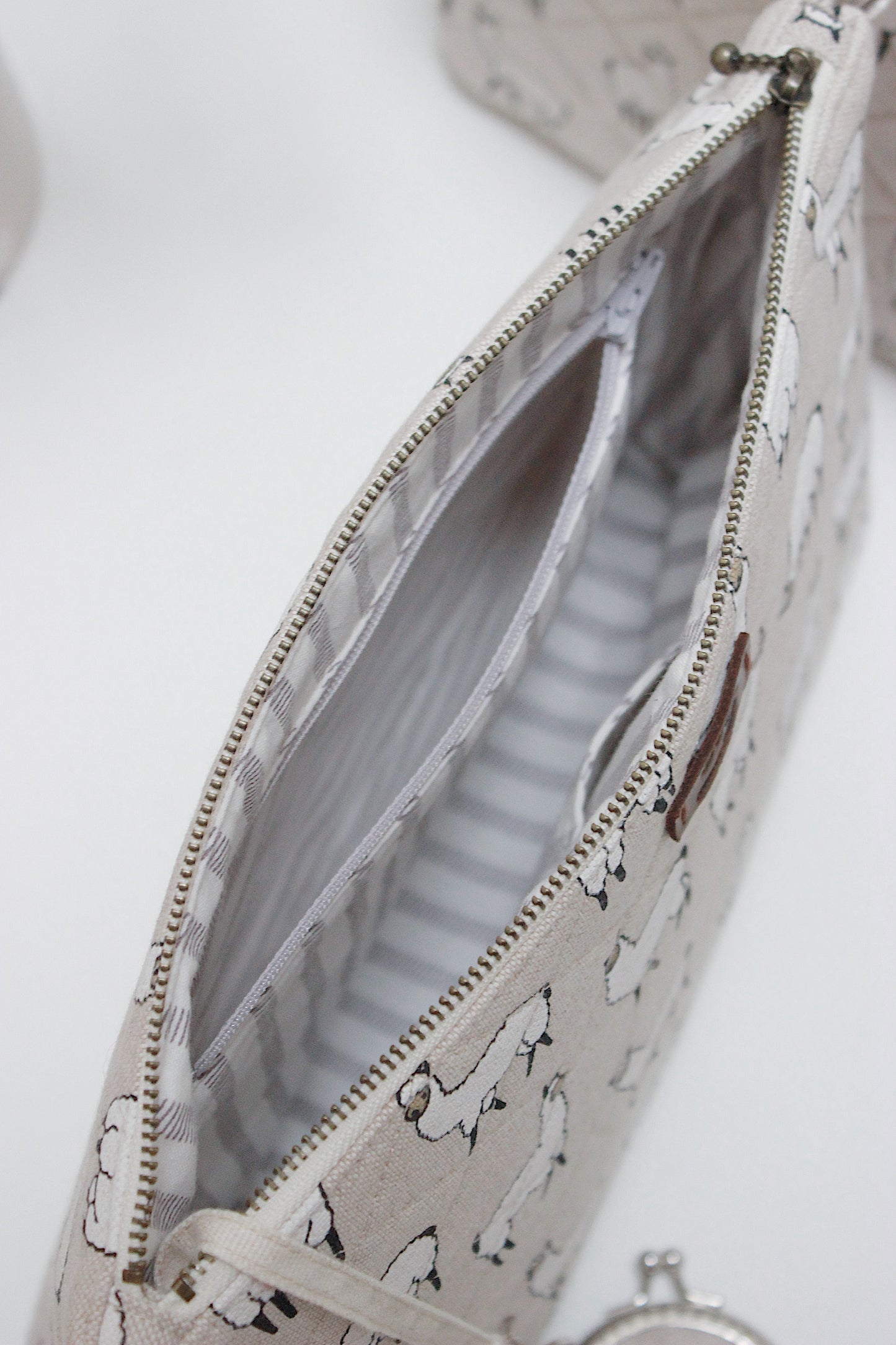 👜Alpaca Canvas Basket, Zipper Project Bag, Circular Knitting Needle Case, Crochet Case & Metal Frame Purse