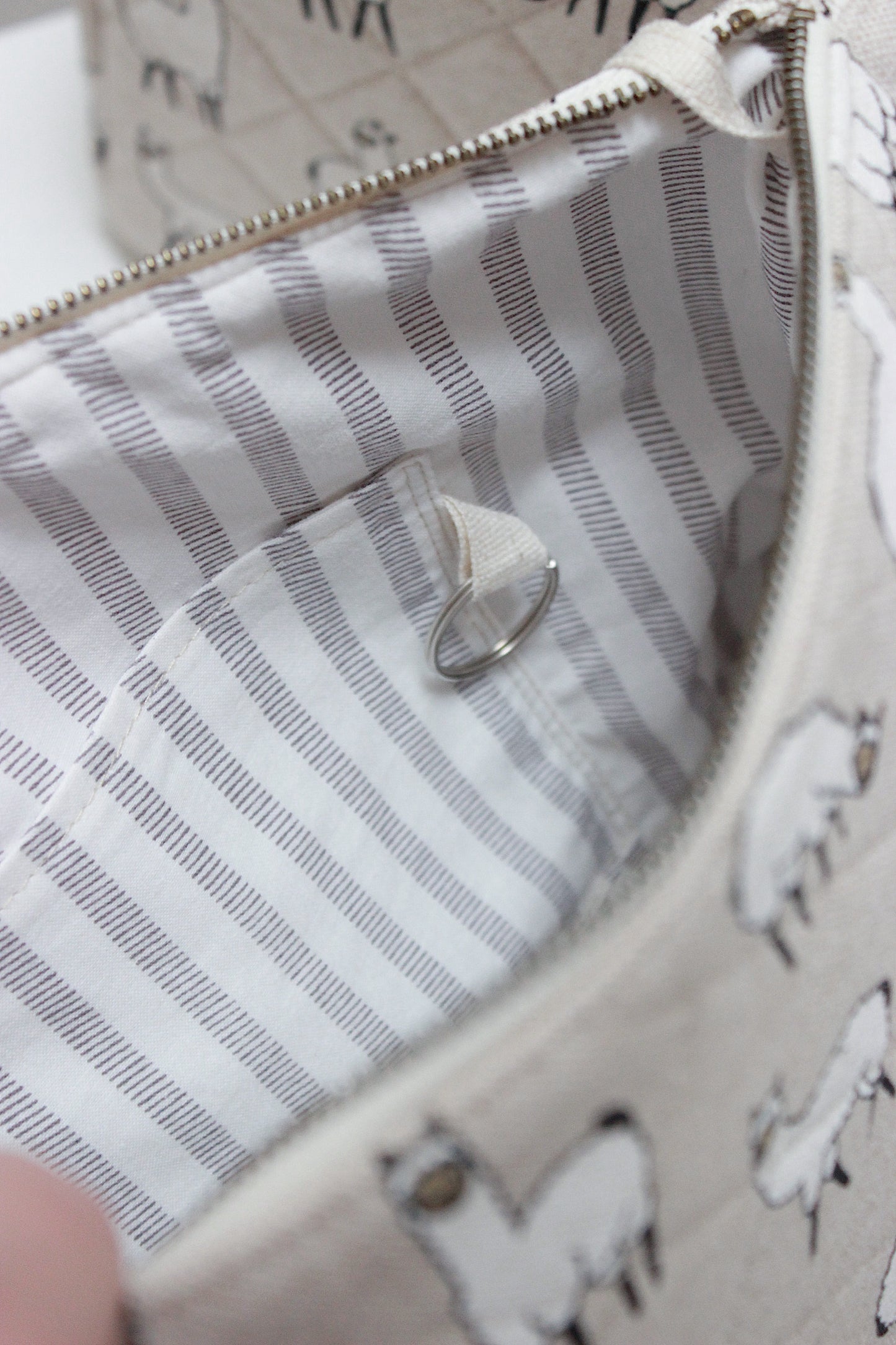👜Alpaca Canvas Basket, Zipper Project Bag, Circular Knitting Needle Case, Crochet Case & Metal Frame Purse