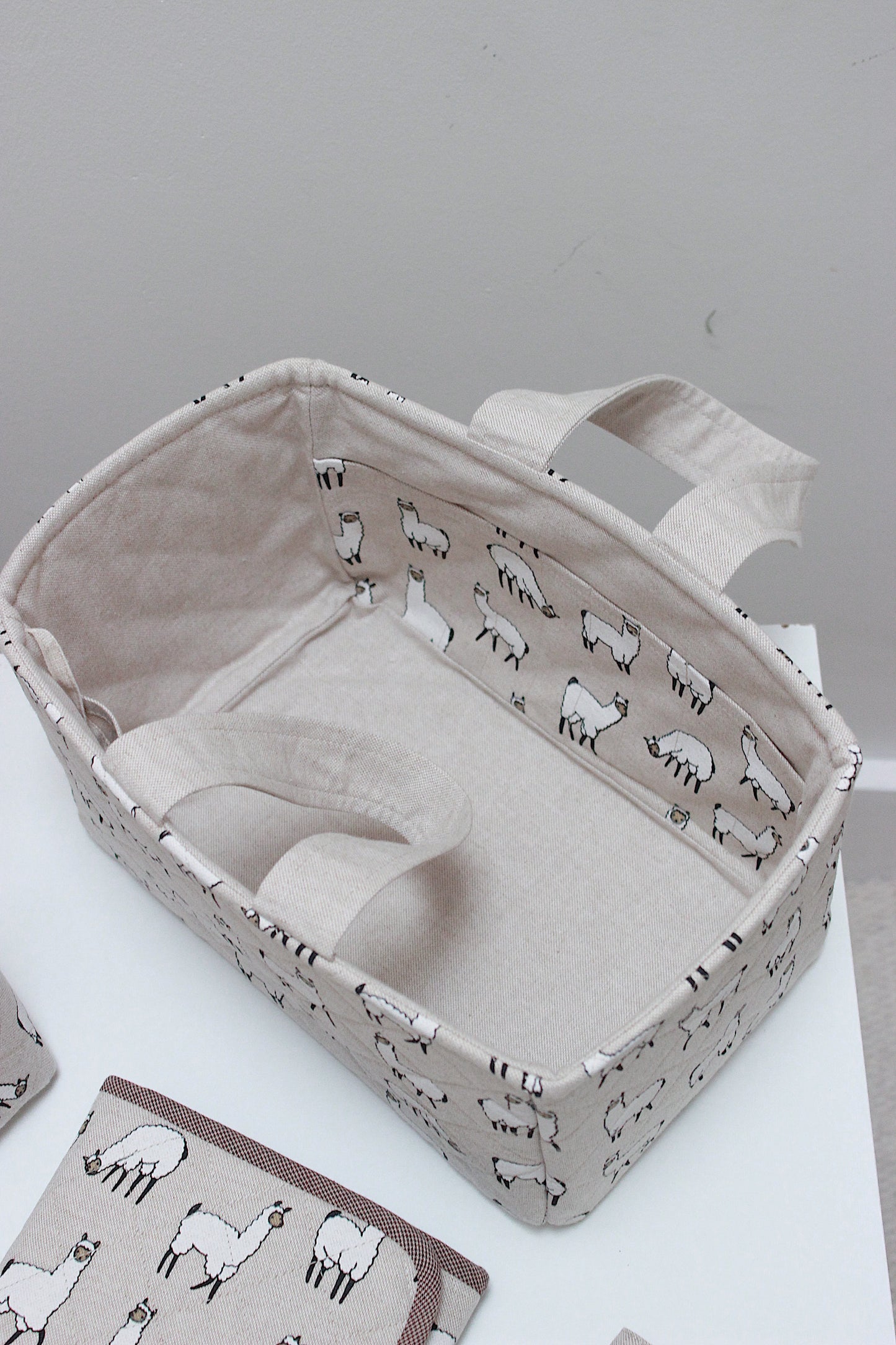 👜Alpaca Canvas Basket, Zipper Project Bag, Circular Knitting Needle Case, Crochet Case & Metal Frame Purse