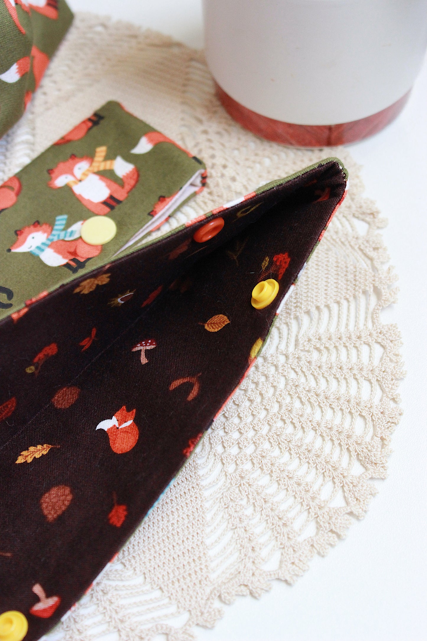 Fox Knitting Project Bag & DPN Holders
