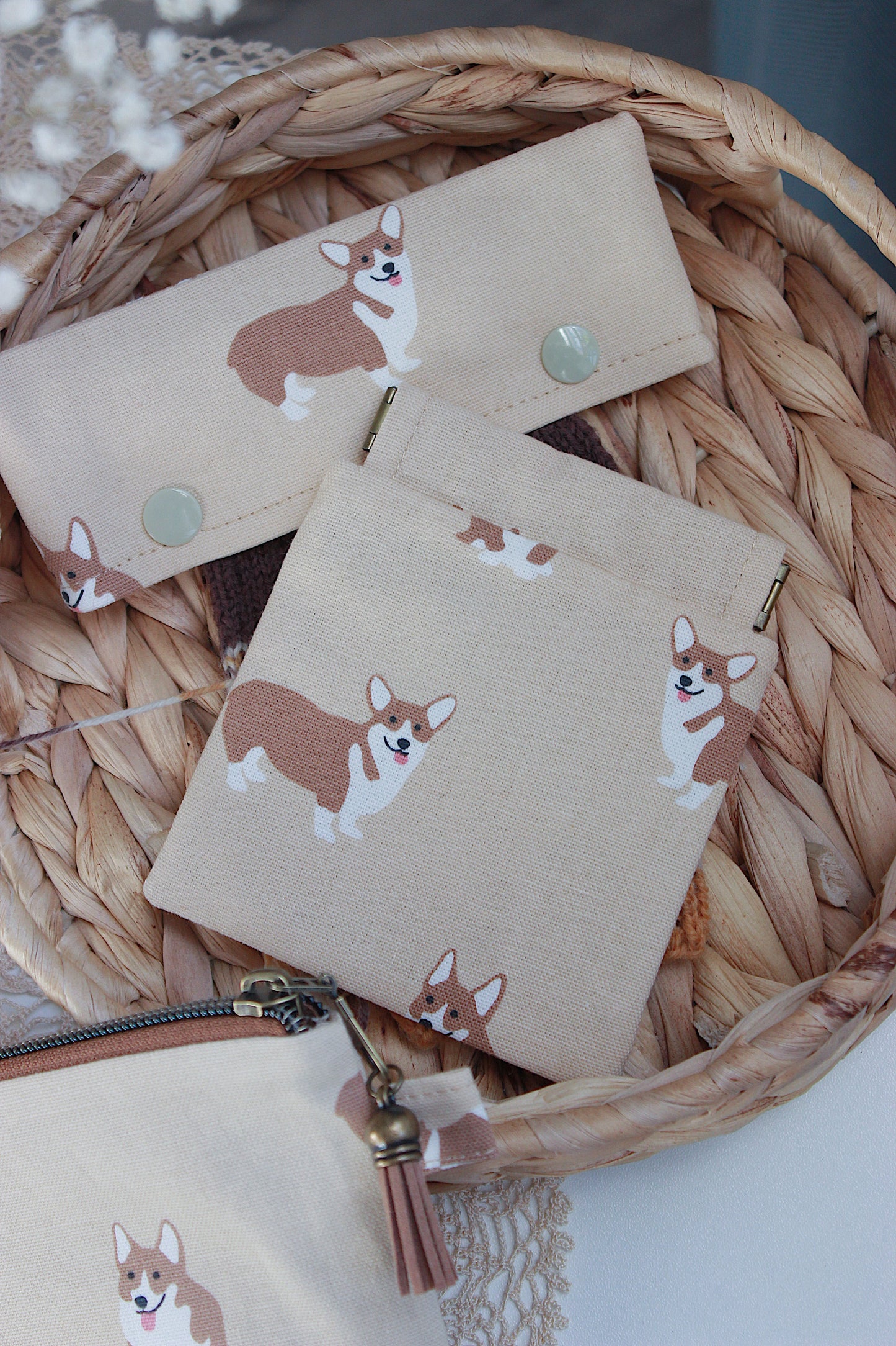 Cute Korgi Knitting Project Set