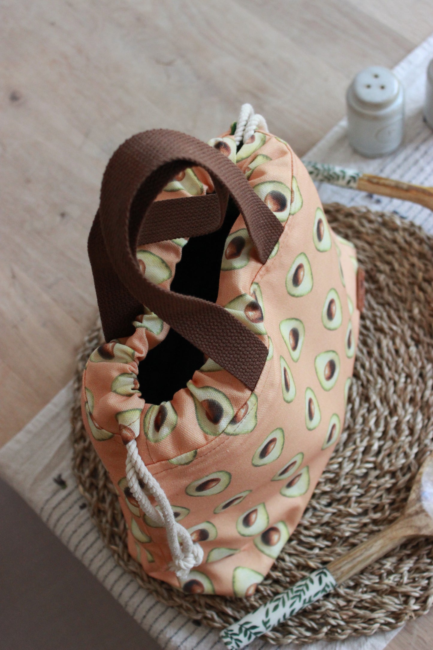 Avocado Canvas Project Bag & DPN Holder