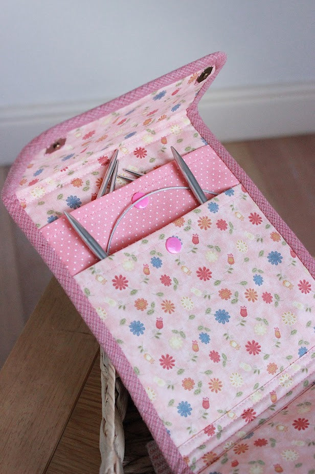 Floral Circular Knitting Needle Organiser