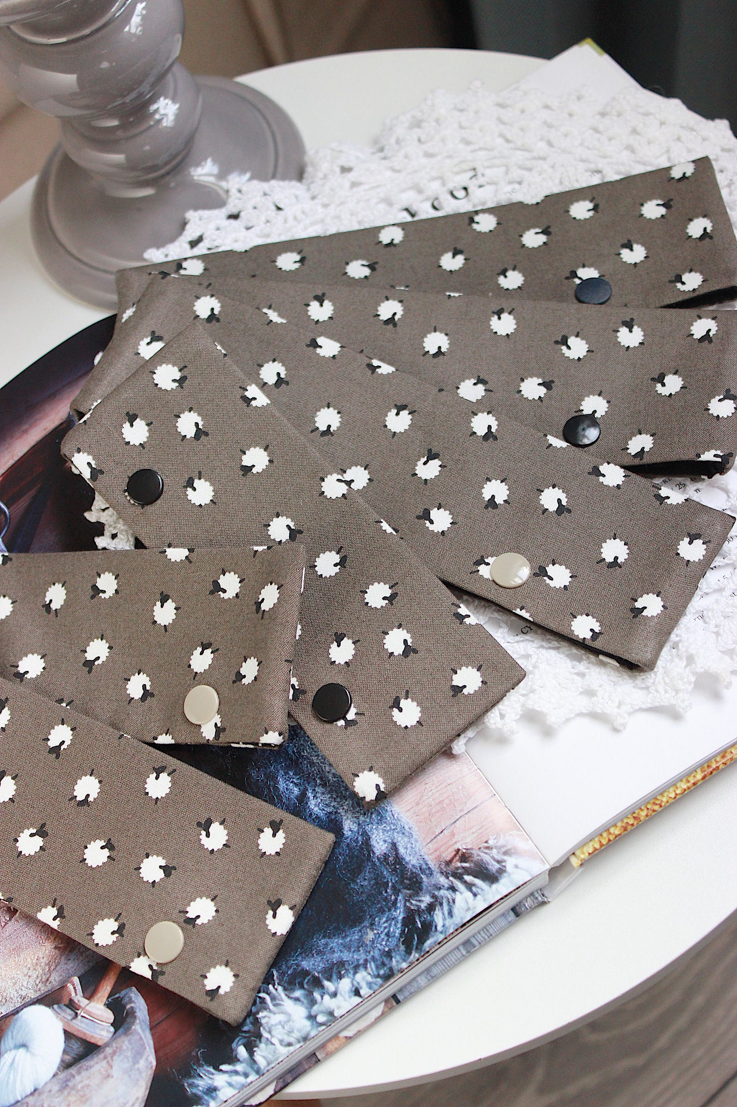 Sheep Allover Knitting Needle Holder 20cm 8”