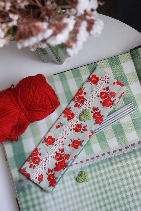 Red Flowers DPN Holder