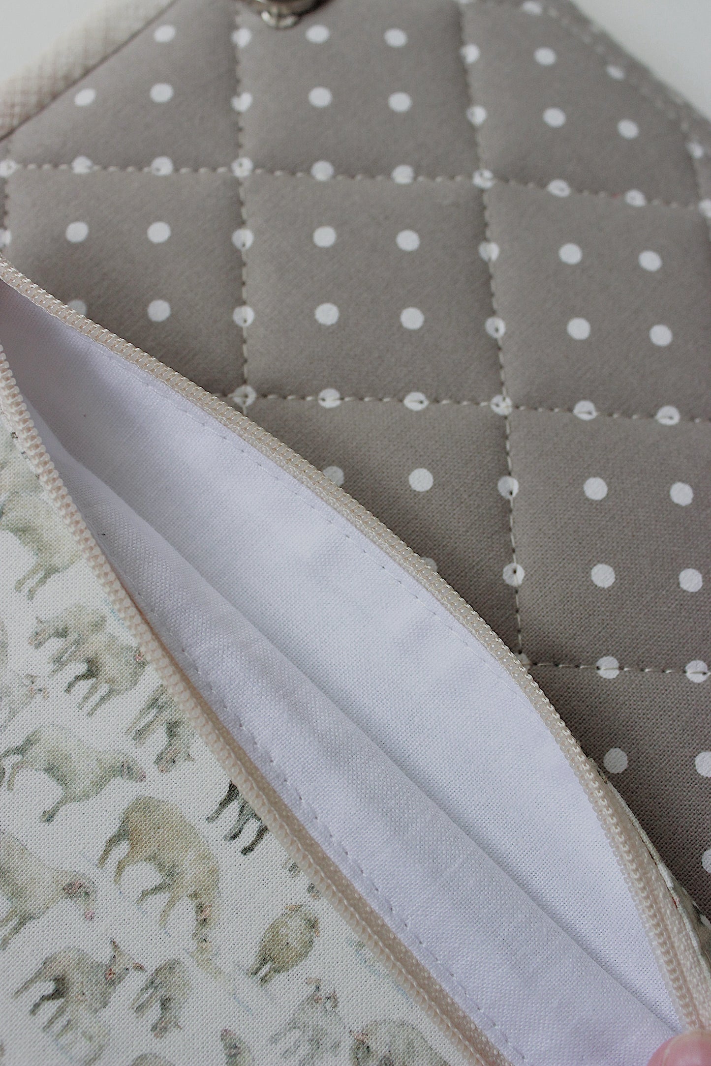 Sheep Allover Folded Knitting Needle Case