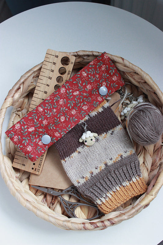 Vintage-inspired Floral Red DPN Holder