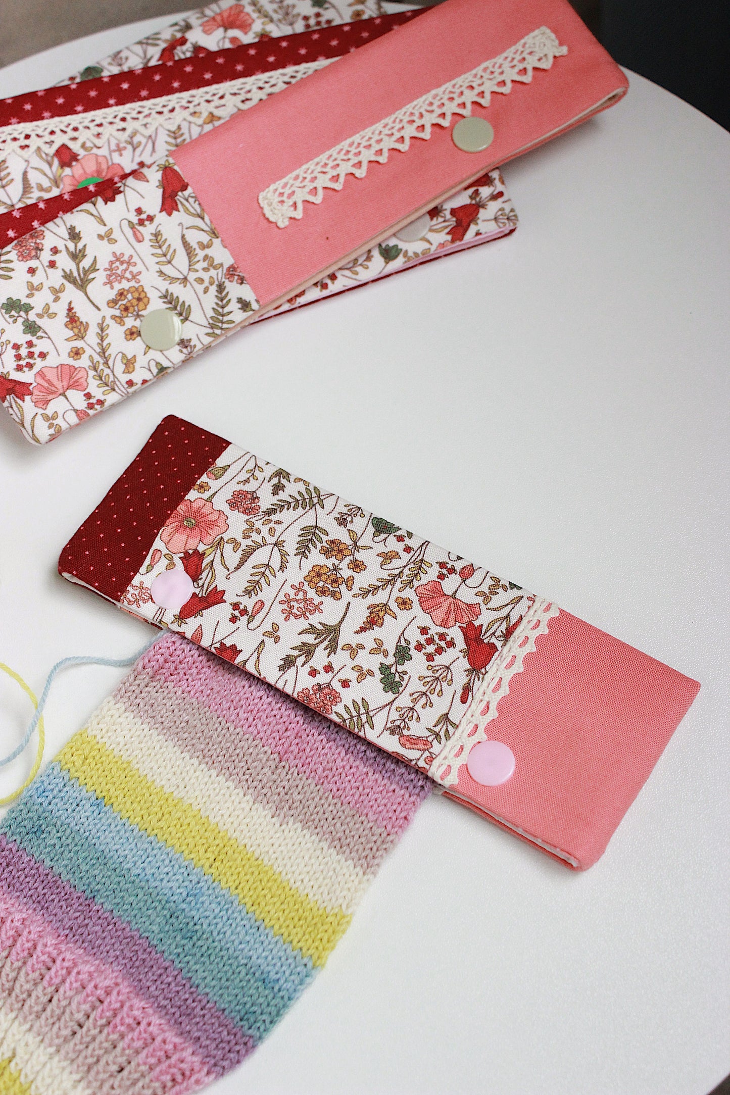 Floral DPN Holder With Lace