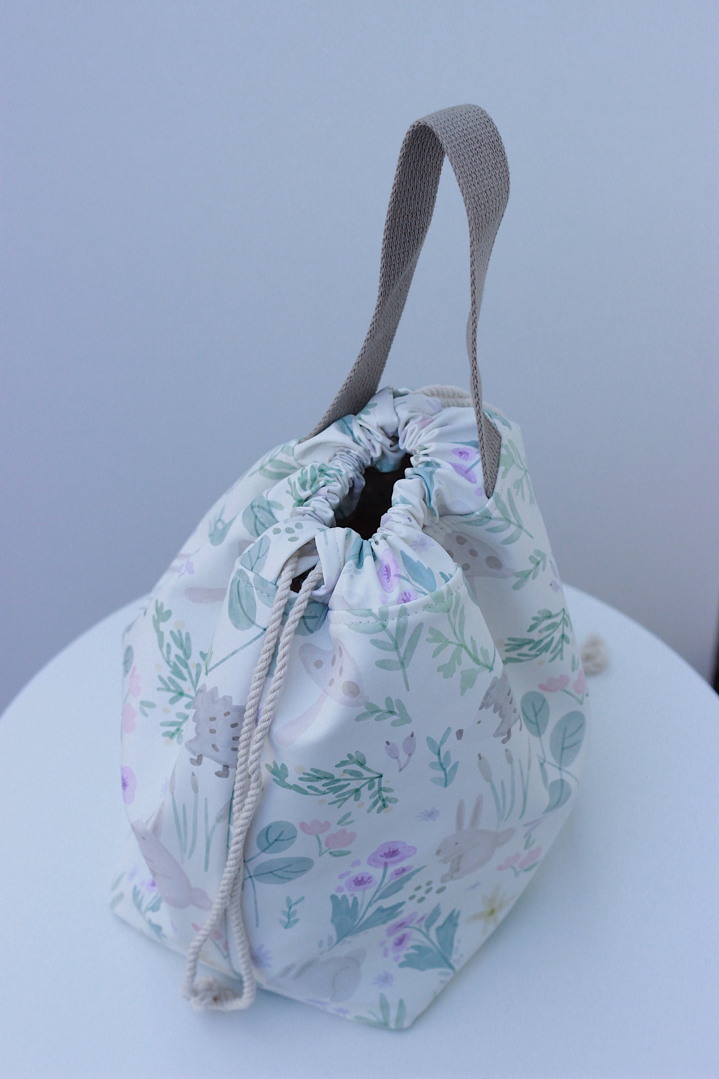 Bunny & Hedgehog  Waterproof Project Bag