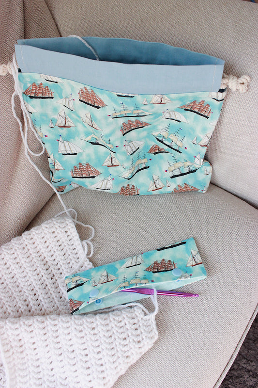 Nautical DPN/Crochet Hook Holder
