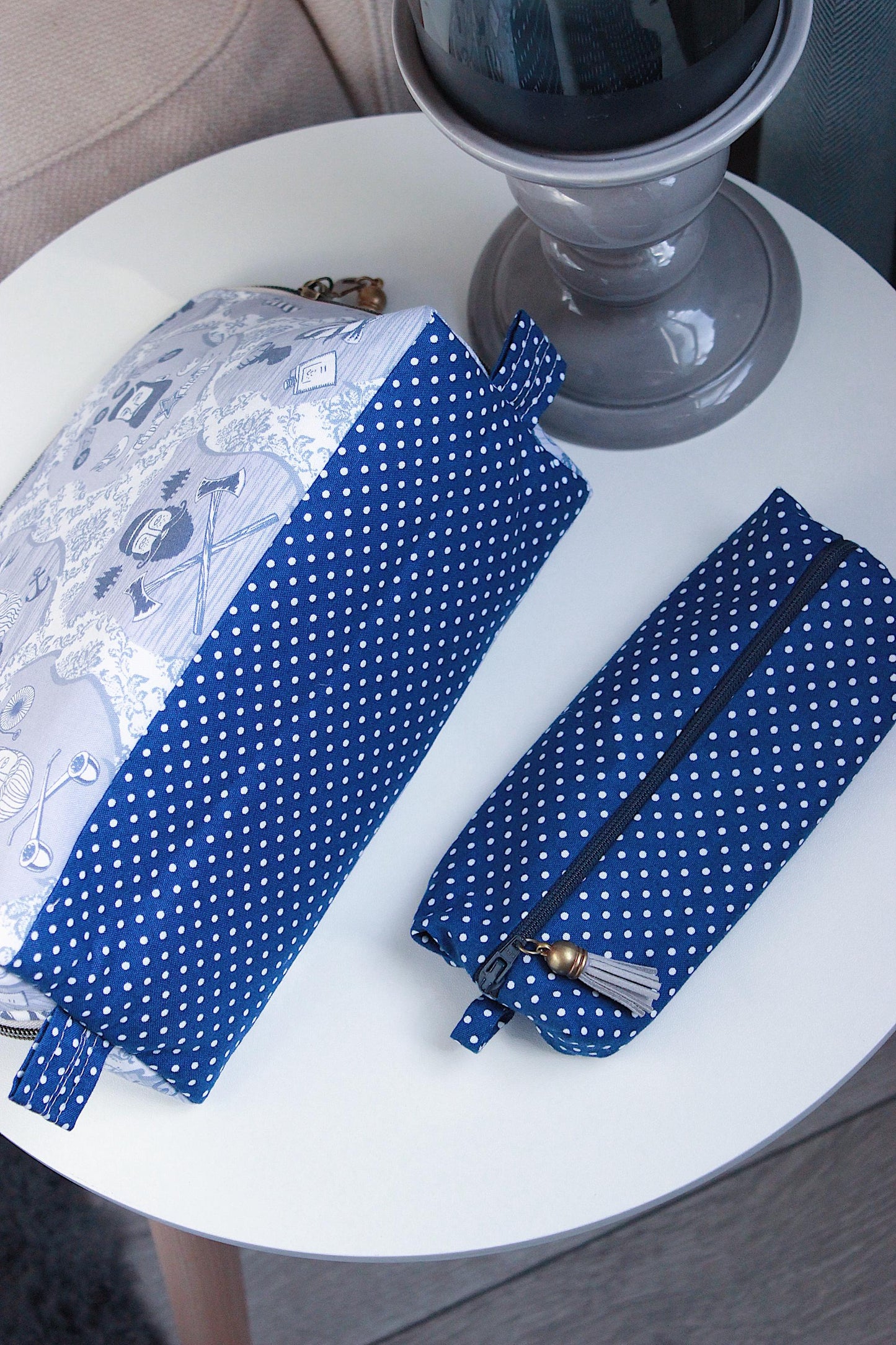 Father’s Day Knitting Project Bag – “Bearded Gents” Edition